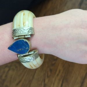 Ivory Lapis Bracelet